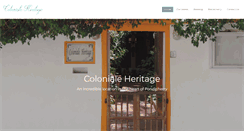 Desktop Screenshot of coloniale-heritage.com